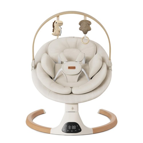 Monamii baby swing. Slightly used! plays music & takes audio input via usb&BT