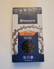 Husqvarna SP33G X-Cut 581643672 18" Chain – .325" .050" 72DL- Fast Shipping