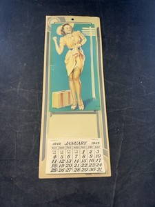 1942 Salesman Sample Calendar Art Pin Up