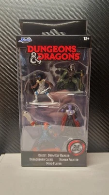 Jada Dungeons & Dragons 4 Figure Die Cast Set Brand New & Sealed
