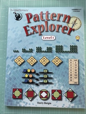 Pattern Explorer Level 1 - Pattern Problems To Develop Mathematical ...