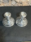 Reed & Barton Sterling Silver Candlestick Candle Holders Pair Weighted SAVANNAH