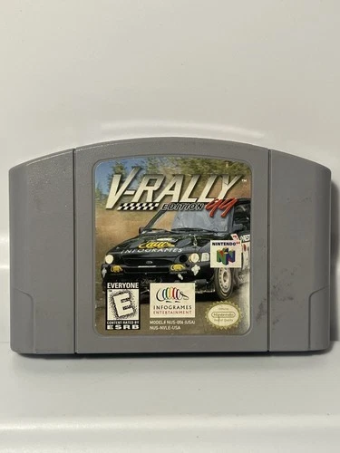 V-Rally Edition 99 (Nintendo 64, 1999) N64 Authentic Cartridge Only - Tested!