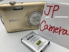 Excellent Nikon COOLPIX S3300 Compact Digital Camera gold from japan 1392