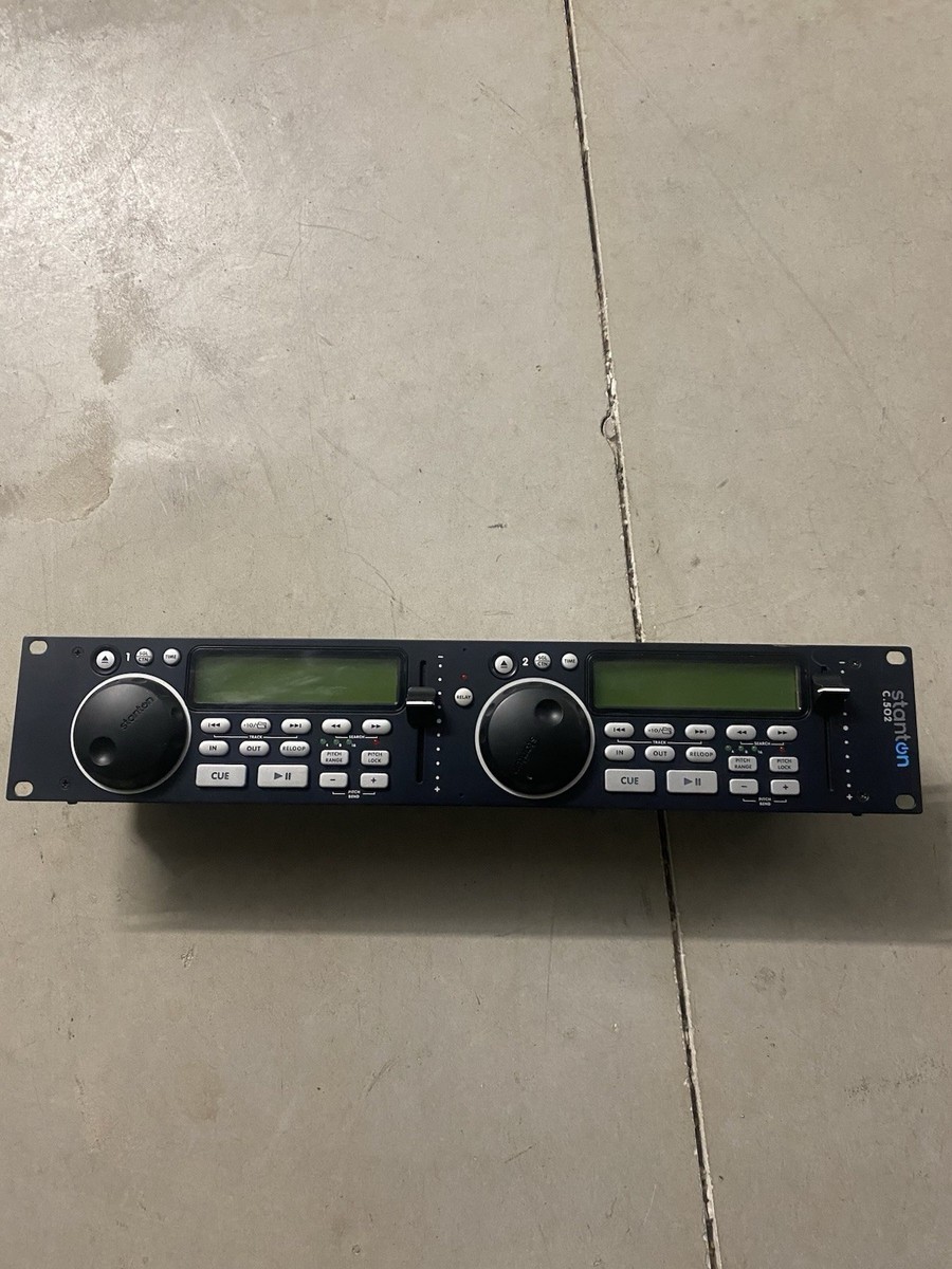【応援団長】CD２枚 Stanton C.502 Dual Rackmount DJ CD Player With Mp3 Playback for