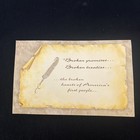 Native American Rights Fund Enamel Pin Metal Feather — photo 1