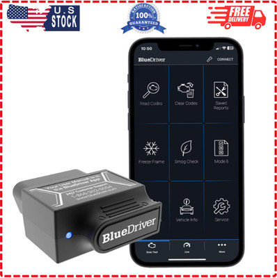 BlueDriver Bluetooth Pro OBDII Scan Tool for Car, No Subscription Required