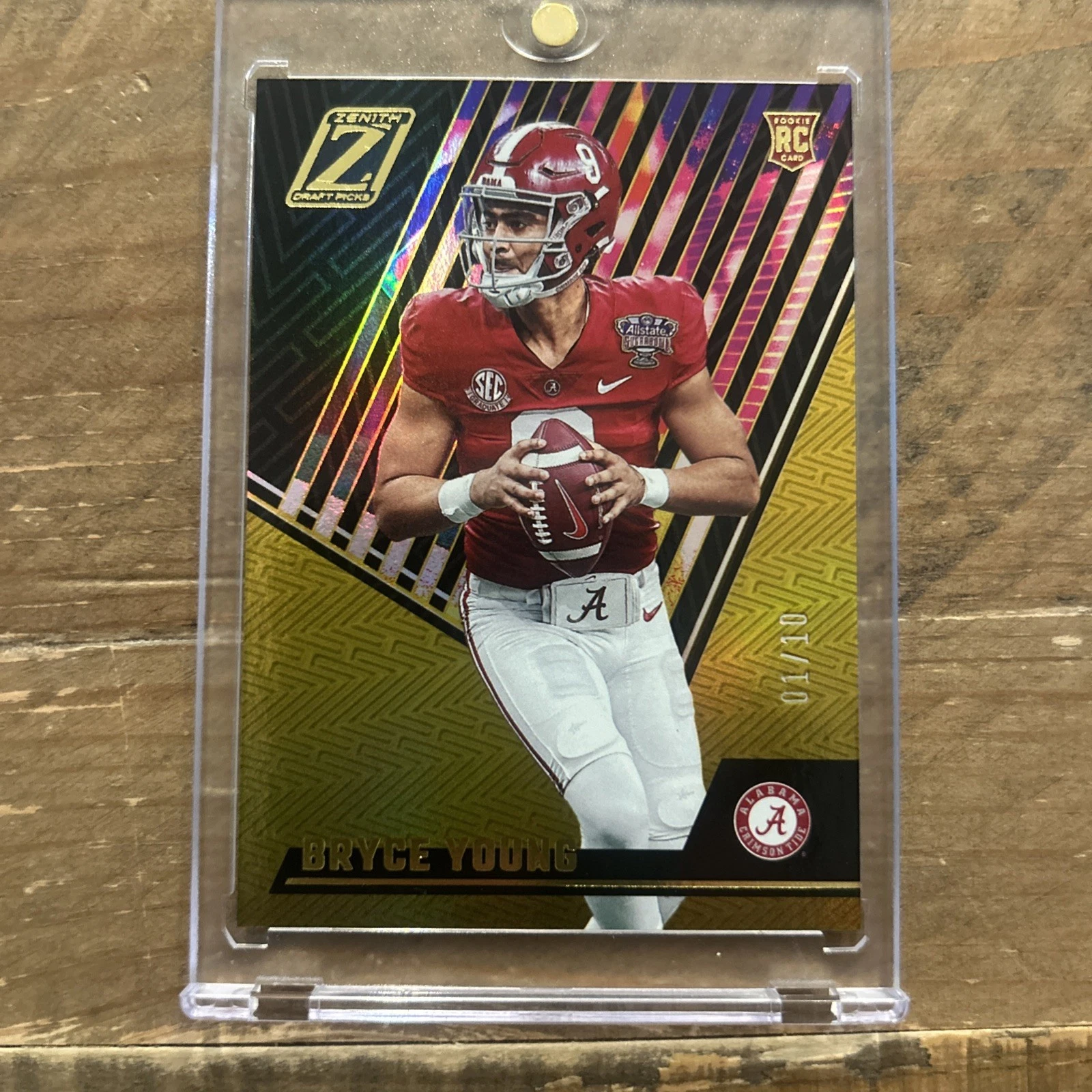 Bryce Young Panini Chronicles Draft Picks Zenith #1 Gold