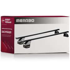 Stahl Dachträger Menabo Omega Black für Skoda Fabia Fliessheck IV Typ PJ3 neu