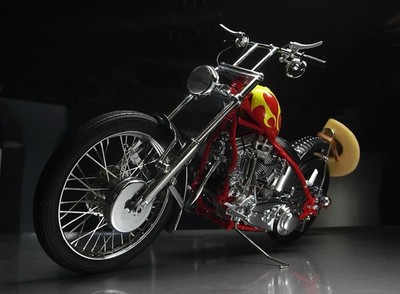 チョッパーバイクミニチュアブラックレッドHarley Davidson bike Harley Davidson Motorcycle 1969 Easy Rider Movie Billy Bike