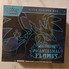 Phantasmal Flames Elite Trainer Box ETB -FACTORY SEALED- Pok mon TCG ME:02