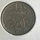 1965 france 1/2 franc — photo 2