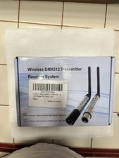 6 Pcs Wireless DMX512 1 Transmitter and 5 Receivers And 5 Chargers. READ DESC.