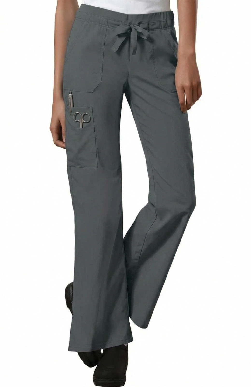 Pewter Cherokee Scrubs Workwear Core Stretch Drawstring Carg