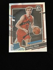 2023-24 Panini Optic Gradey Dick #212 Rated Rookie SILVER Prizm RAPTORS MINT 