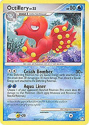 Pokemon Diamond & Pearl Mysterious Treasures-Octillery Card 57/123