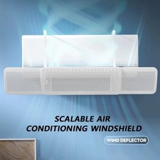 Adjustable Air Conditioner Wind Deflector Cover Anti Direct Blowing AC Shield,