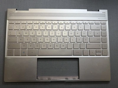 HP Spectre X360 13-ae010ng Palmrest Handballenauflage Gehäuse Tastatur DE (N) - Bild 1 von 4