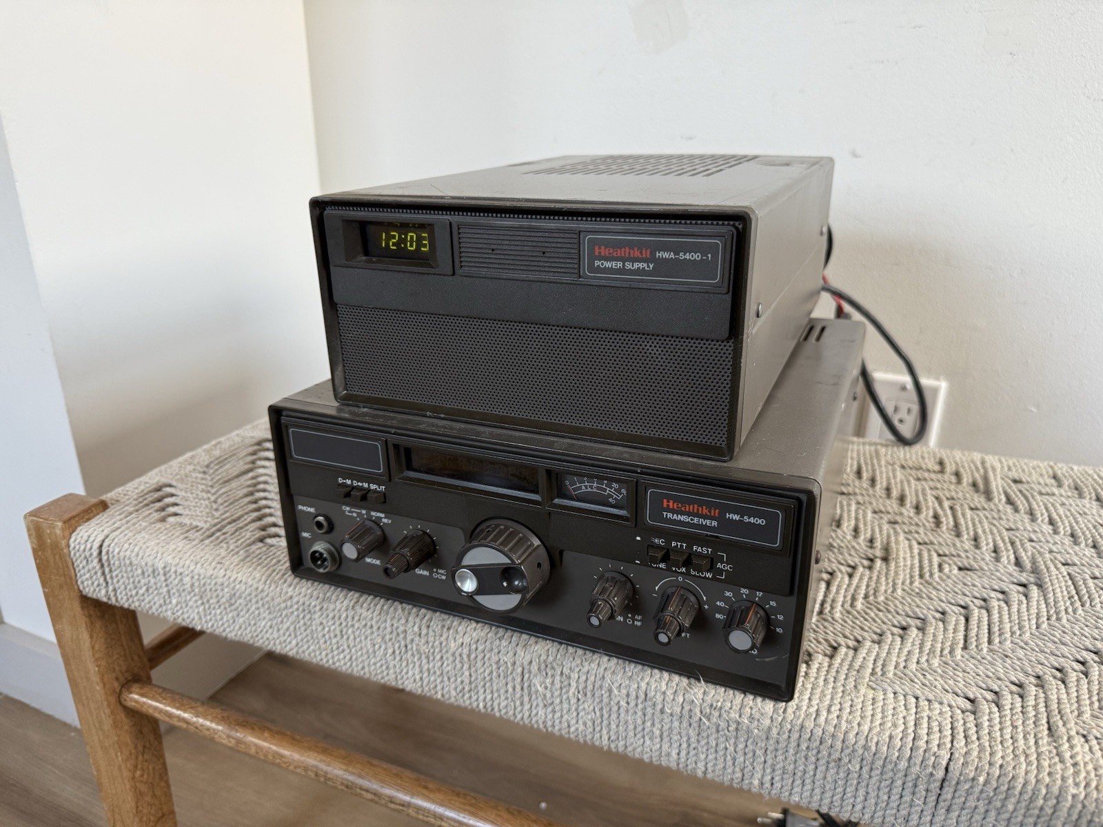 🍊Vintage 1980s Heathkit HW-5400 CW/SSB Transceiver + HW-5400-1 Power Supply!. Available Now for $499.95