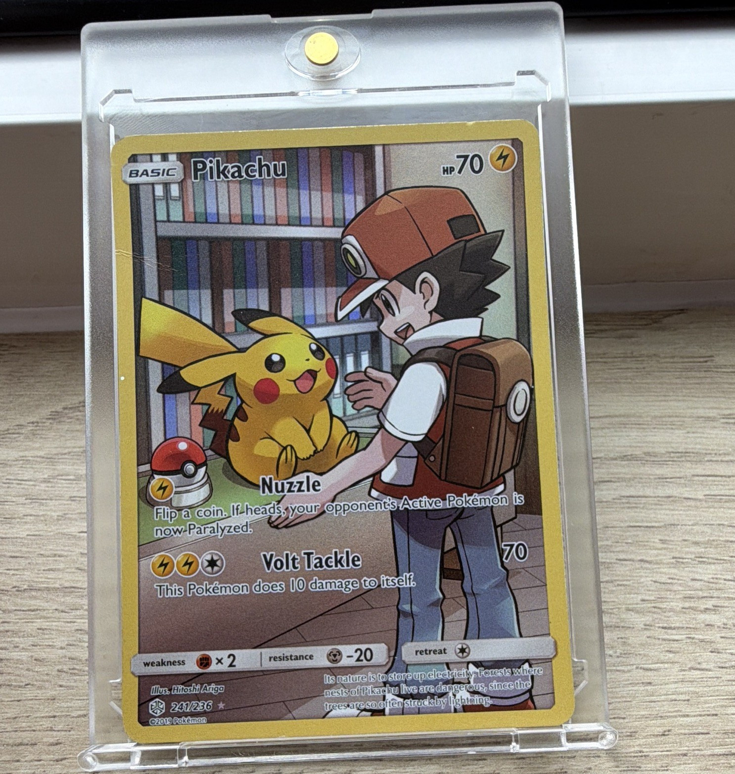 The Pokémon Company Pikachu 241/236 Cosmic Eclipse Secret Rare Holo Full Art EN