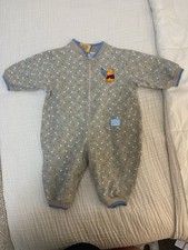 Winnie The Pooh 2006 Baby Floral Pajamas Embroidered Boys 6-9 M Cottagecore