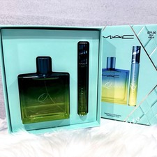 MAC Twistedly Turquatic Fragrance Duo Set, 3.2oz Spray, .2 oz Rollerball, NIB