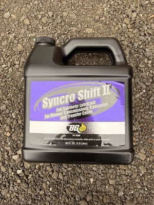 BG Syncro Shift II API GL-4 SAE 75W-75 Gear Lubricant Oil 3Qt New Sealed