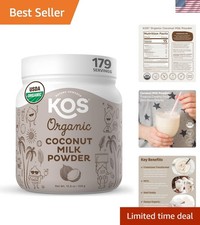 Organic Coconut Milk Powder, USDA Certified Organic - 0g Sugar, MCT Plant Bas...