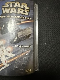 Vintage LEGO Star Wars 4484 Mini X-wing Fighter & TIE Advanced 76pc Building Set