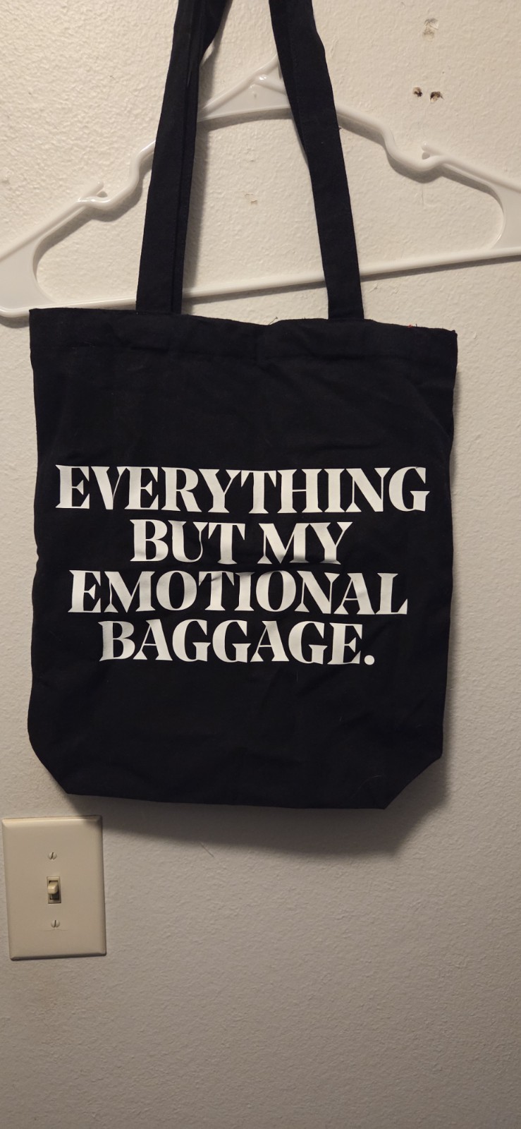 IL Makiage Canvas Tote Bag Emotional Baggage