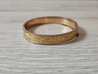 Antique Gold Filled Cuff Bracelet.  Flowers. — photo 4