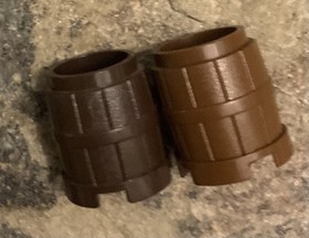 LEGO 1x 2489 Brown Container, Barrel 2 x 2 x 2 6267