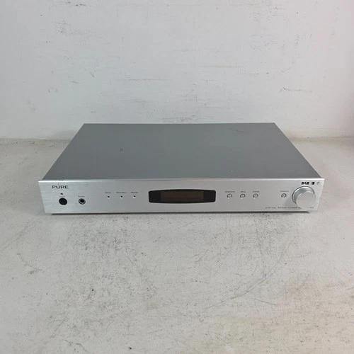 Pure DRX-701ES Digital Radio Tuner Silver DAB FM AM Hi-Fi Separate Fully Working