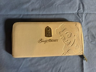 Loungefly Disney Beauty and the Beast Belle Embossed Wallet Cream (B4)