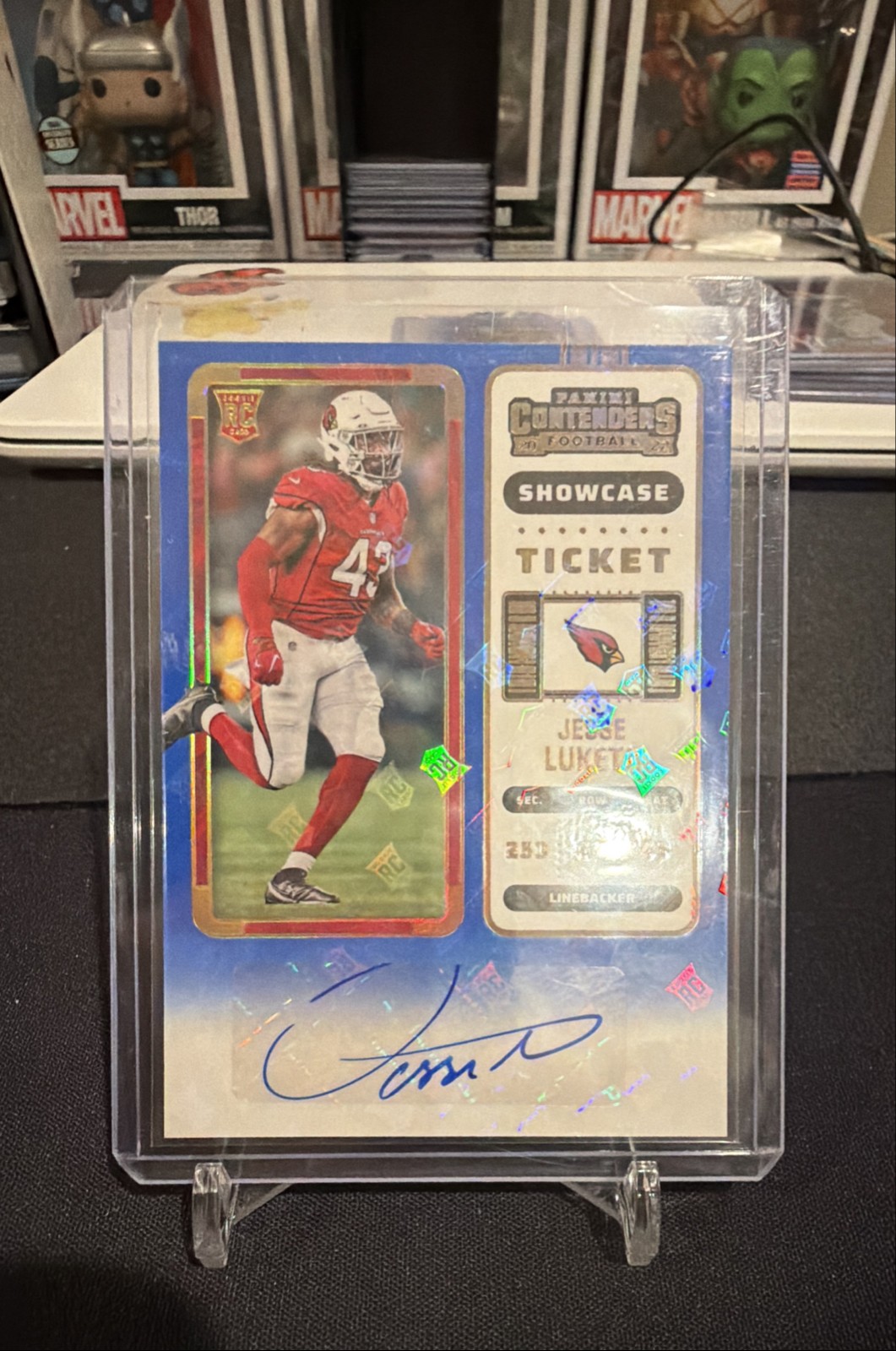 Jesse Luketa Panini Contenders #260 Autograph-Showcase