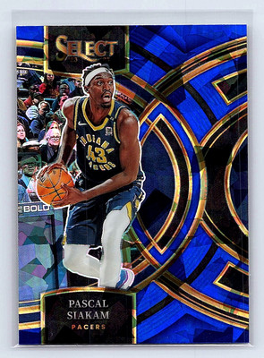 Pascal Siakam 2023-24 Panini Select #193 Blue Cracked Ice Prizms