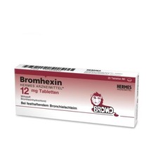 3x BROMHEXIN Hermes Arzneimittel 12 mg Tablet...
