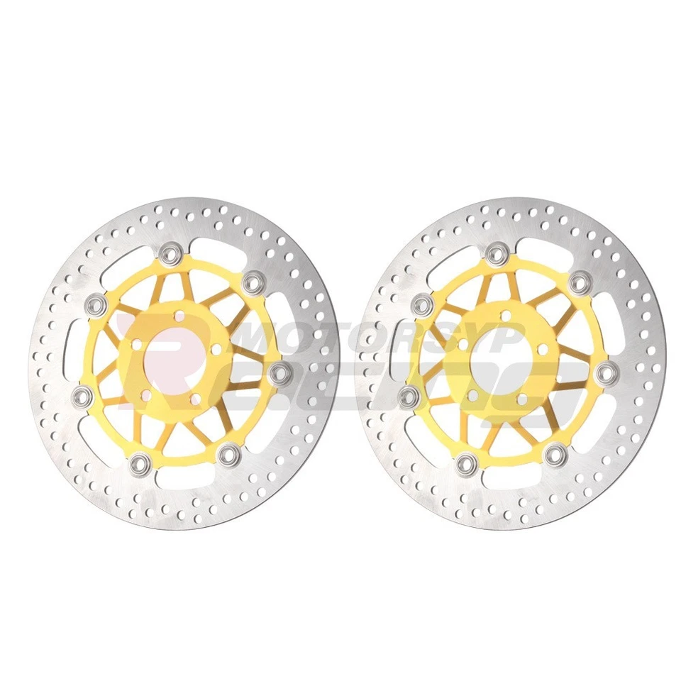 2pc Front Brake Rotors For Kawasaki ZX600 Ninja ZX-6 2005 ZX600 ZZ-R600 04-06 - Image 2 of 3