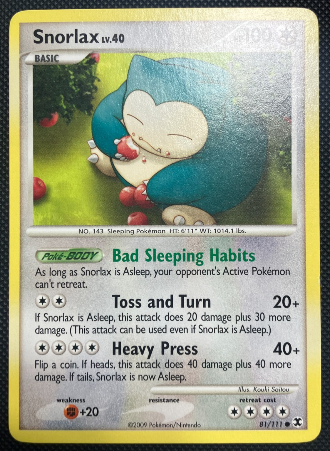 Snorlax 81/111 Rising Rivals Regular Common - LP