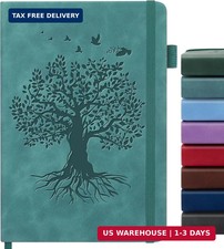 Lined Journal Notebook for Women Men, A5 Hardcover Leather Journals for Writing,
