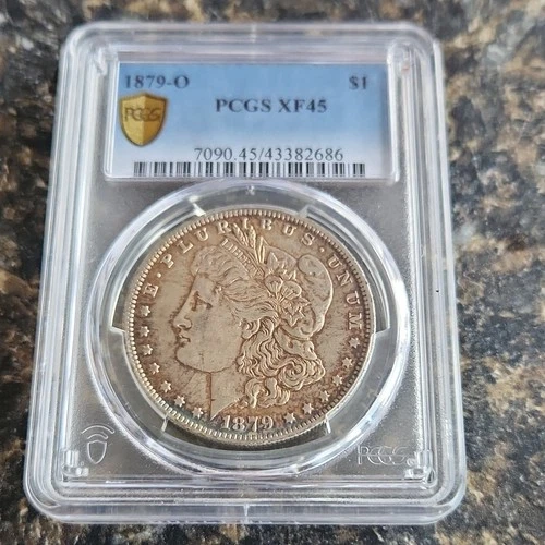 Morgan Dollar 1879 New Orleans $1 Silver PCGS XF45 Circulated KM#110