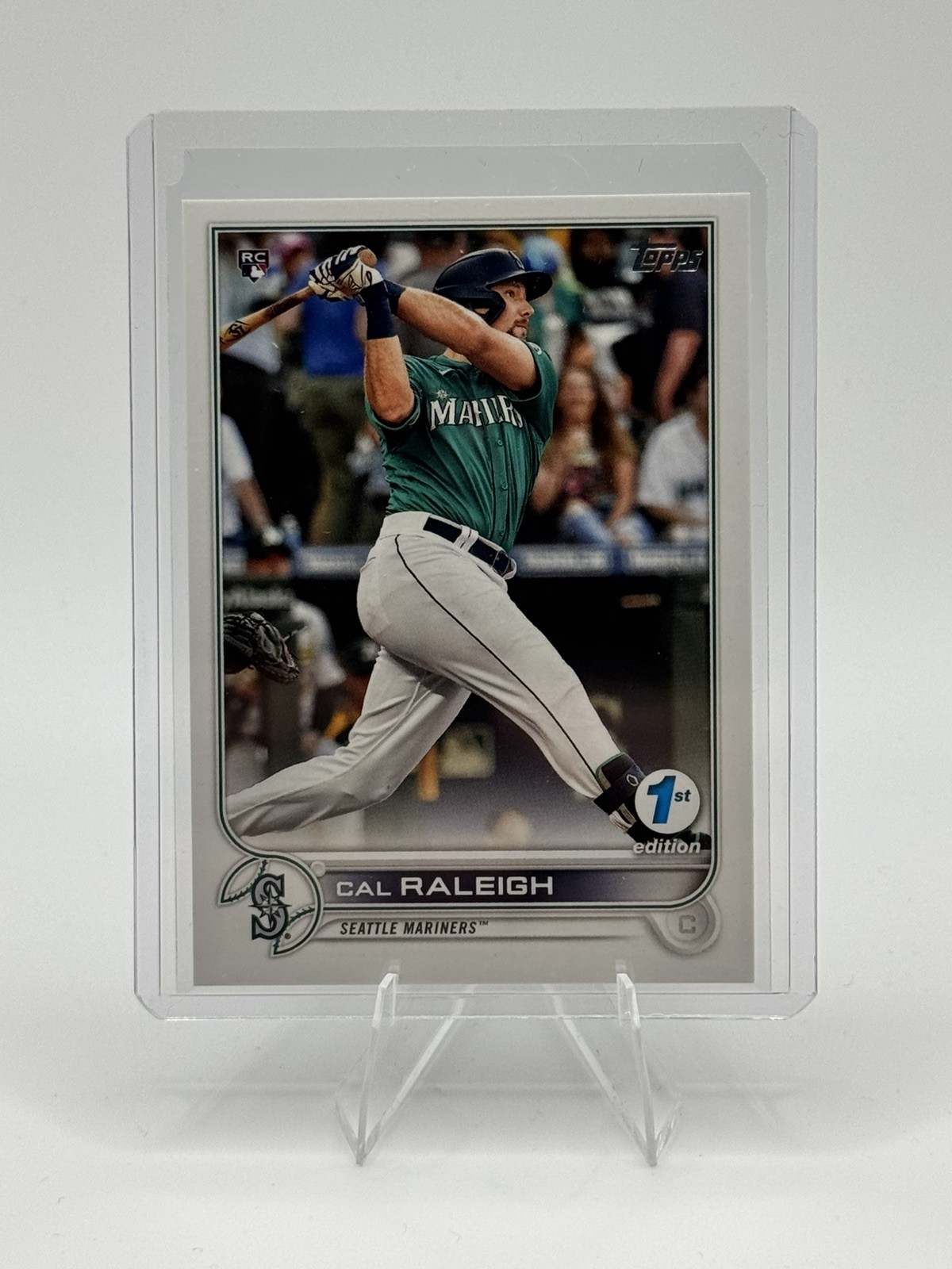 2022 Topps Series 1 1st Edition - Cal Raleigh #277 (RC) Mariners Rookie