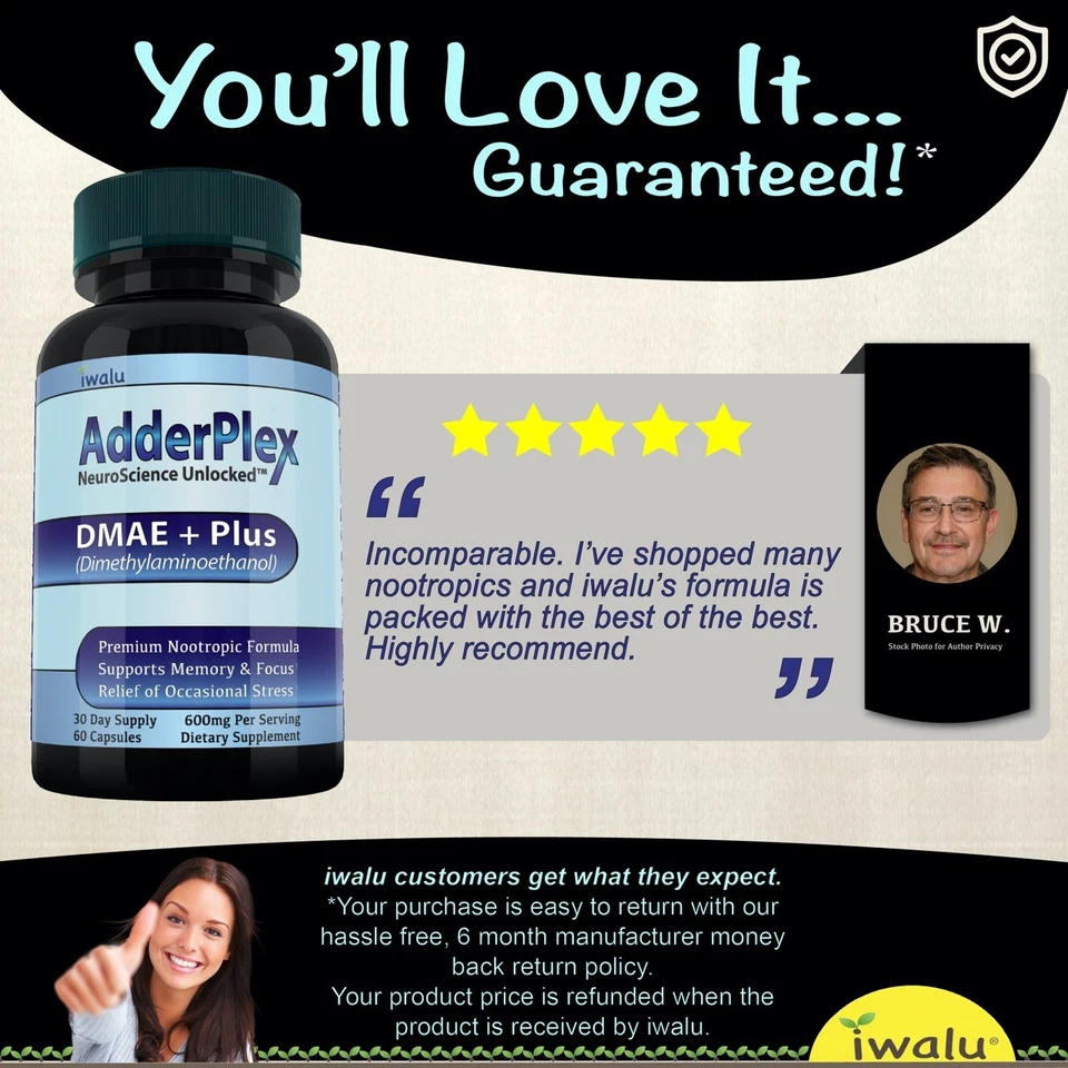 Serotonin and Dopamine Supplements - Nerve Calming Cortisol Reducer & Adaptogens - Image 4 of 4