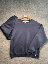 Russell Athletic Crewneck Sweatshirt Mens Large Navy Blue VTG Streetwear