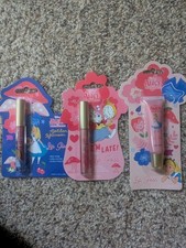 Set Of 3 Alice In Wonderland Lip Glosses White Rabbit Stocking Stuffers New