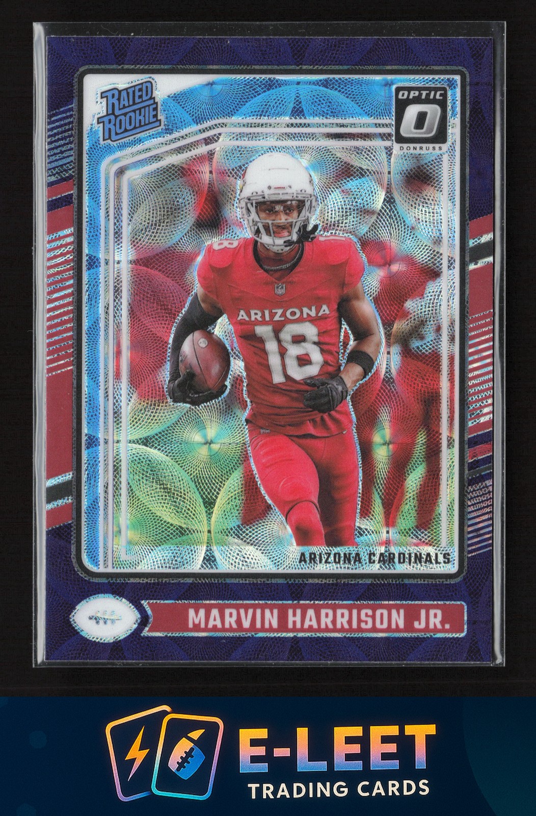 2024 Donruss Optic Marvin Harrison Jr. Purple Scope #276