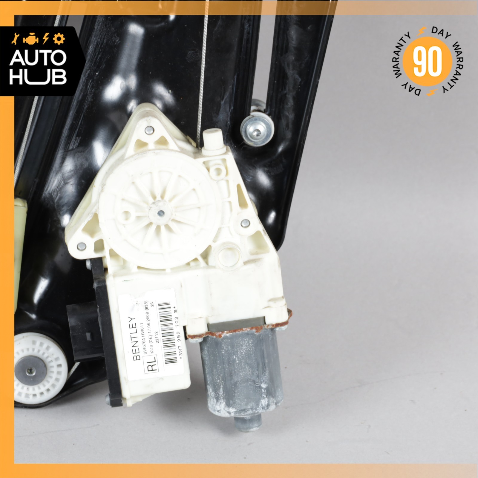 07-11 Bentley Continental GTC Rear Left Quarter Window Regulator Motor OEM
