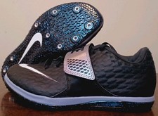 New Nike Zoom High Jump HJ Elite Black White Indigo Fog 806561-002 Mens Size 5