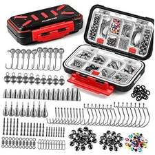  264/397pcs Fishing Accessories Kit, Organized 264pcs Fishing Accessories Kit