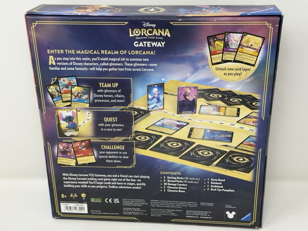 Ravensburger Disney Lorcana TCG: Gateway Board Game | Introductory Trading  Card